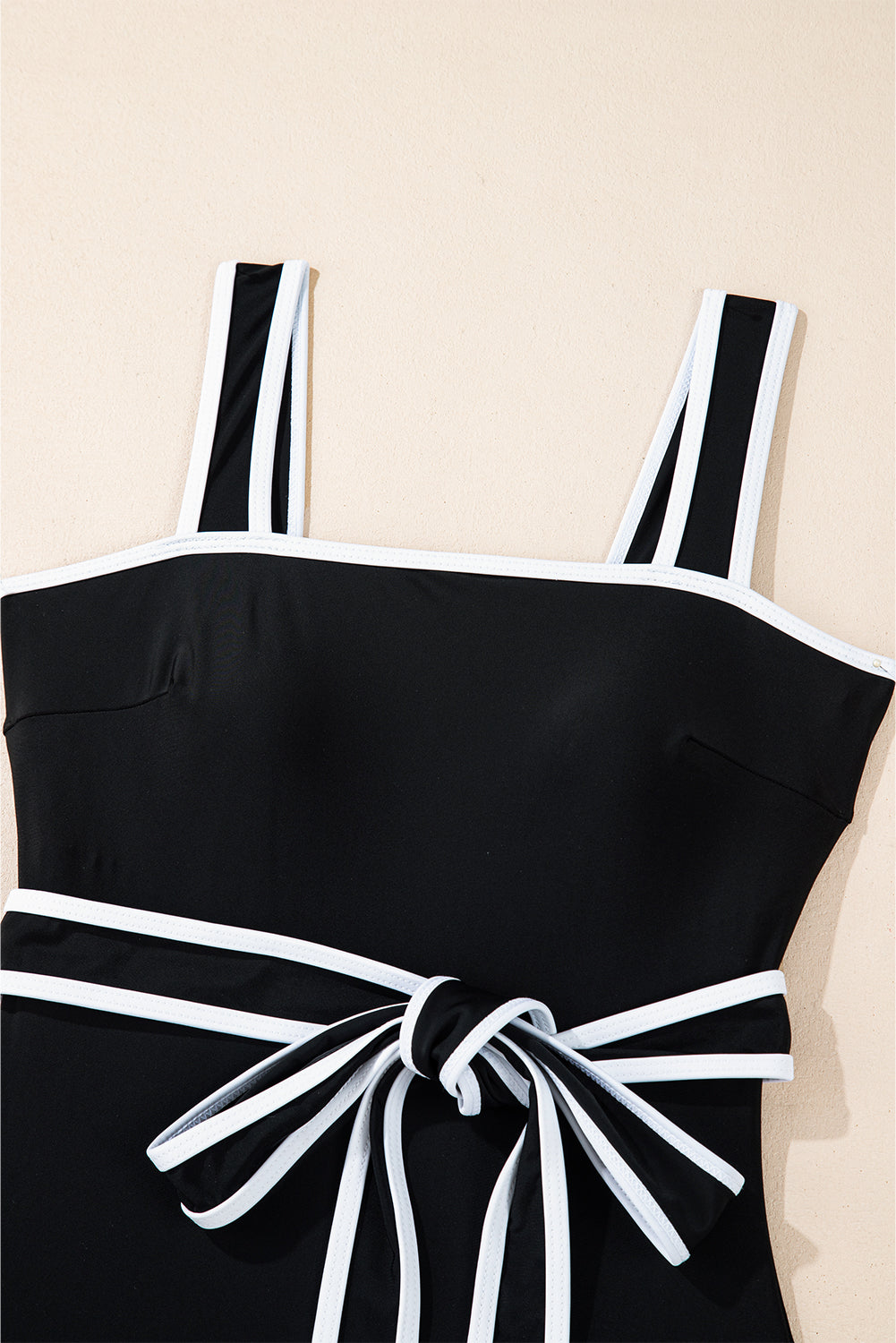 Colorblock Swim Top & Belted One Piece