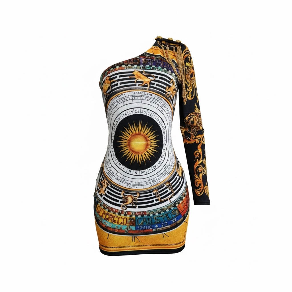 Zodiac Silohouette Dress