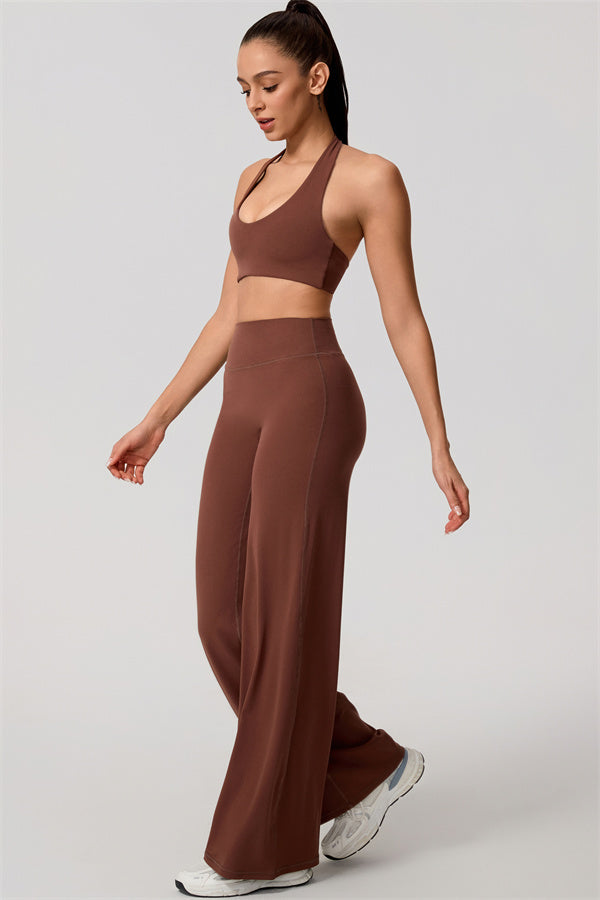 The Nestle Sports Bra Straight Leg Pants 2-Piece Set