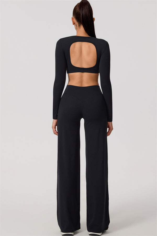 The Nestle Long Sleeve Crop Top