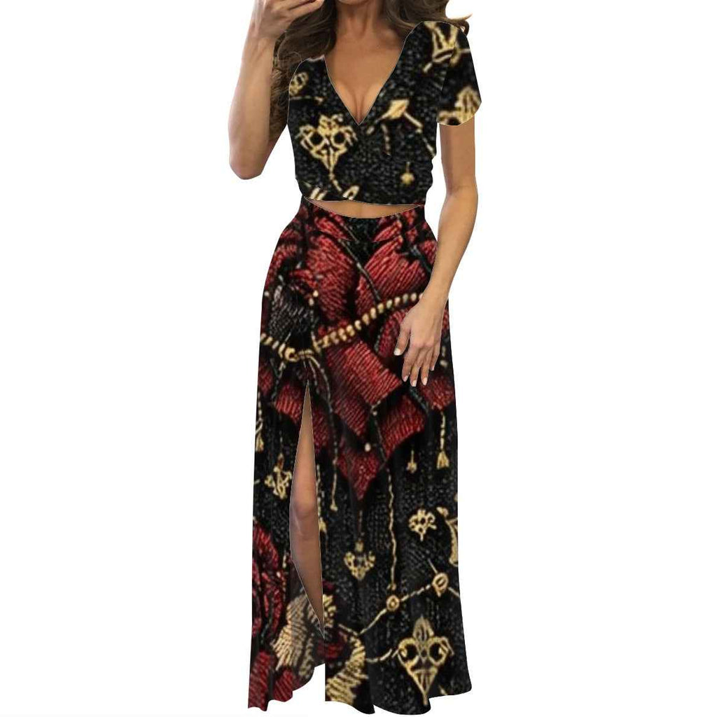 MUNSIEUR Skirt Set Two Piece for Women Valentine's Day Collection New Arrivals