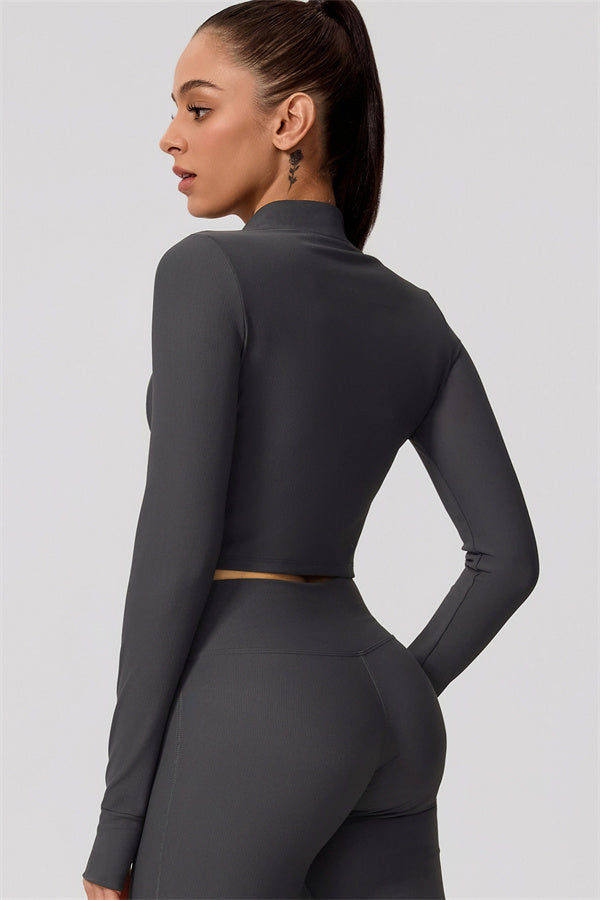 The Daze Zip Jacket Sports Bra Flared Leggings 3-Piece Set