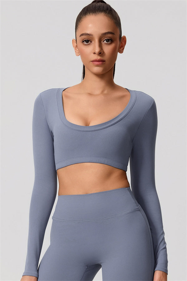 The Nestle Long Sleeve Crop Top