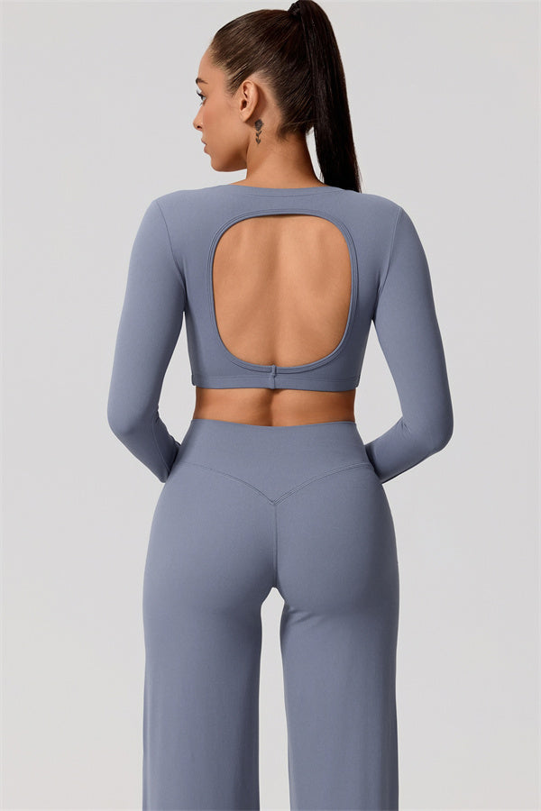 The Nestle Long Sleeve Crop Top
