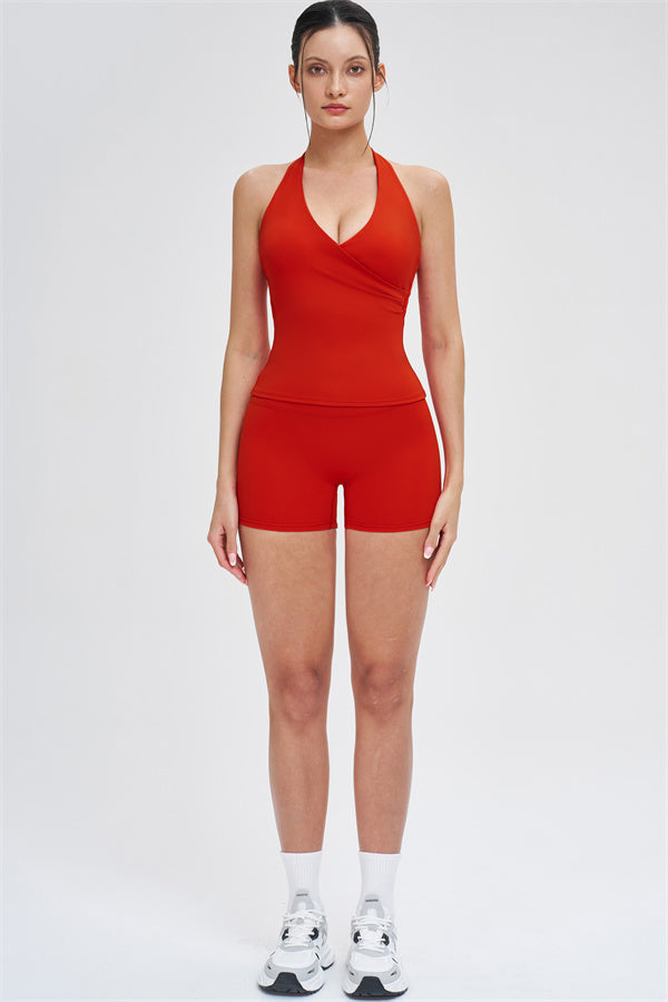 The Stride Crop Top Isabella Shorts 2-Piece Set