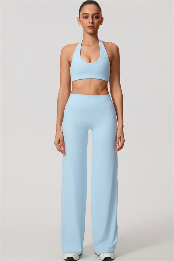 The Nestle Sports Bra Straight Leg Pants 2-Piece Set