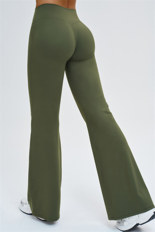 The Slate X-Back Top Flared Leggings 2-Piece Set