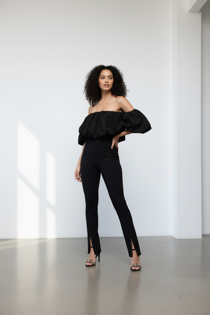 Off Shoulder Jumpsuit