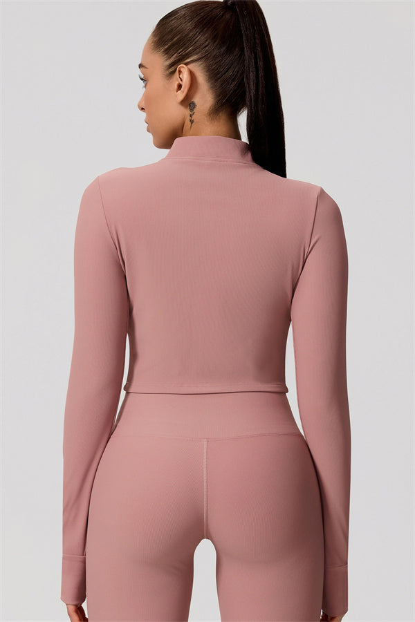 The Daze Zip Jacket Sports Bra Flared Leggings 3-Piece Set