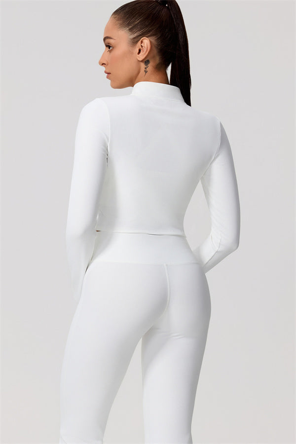 The Daze Zip Jacket Flared Leggings 2-Piece Set