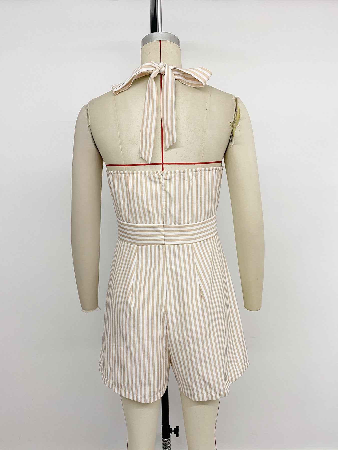 Casual Striped Romper