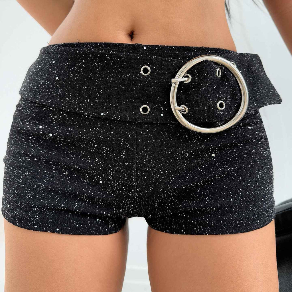 Gothic Thin Glittering Knitted Bottoms for Women