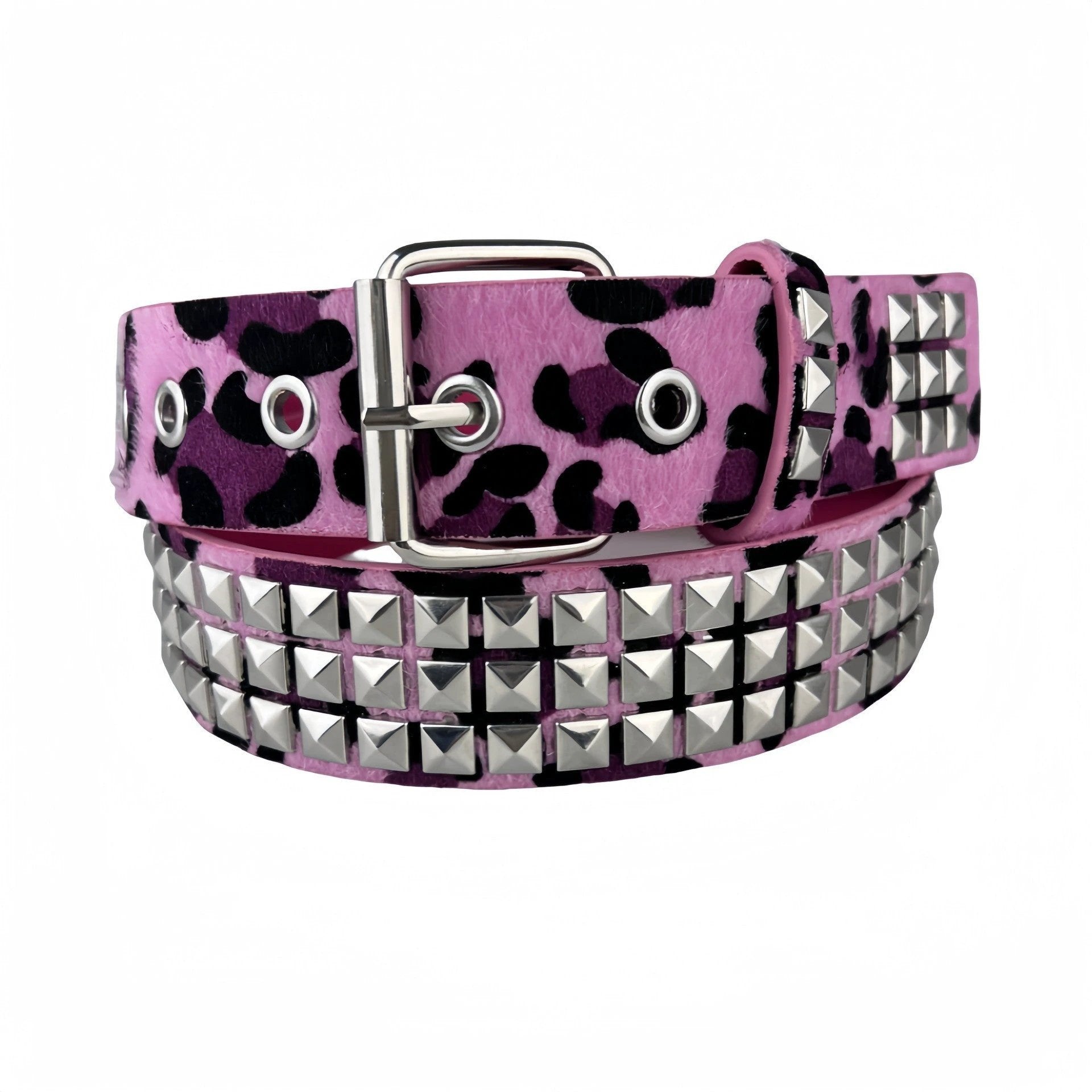 Punk Women's Metal Decorative Rivets Fashion All-match Hip Hop Belt