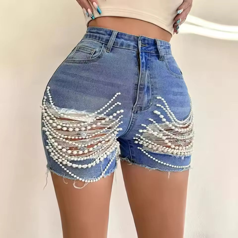 Pearl Waterfall Jorts