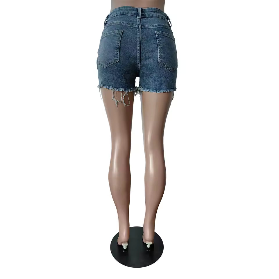 Distressed Devotion Shorts