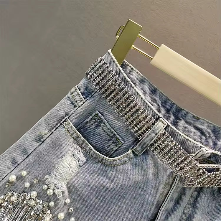 Cosmic Sparkle Jorts