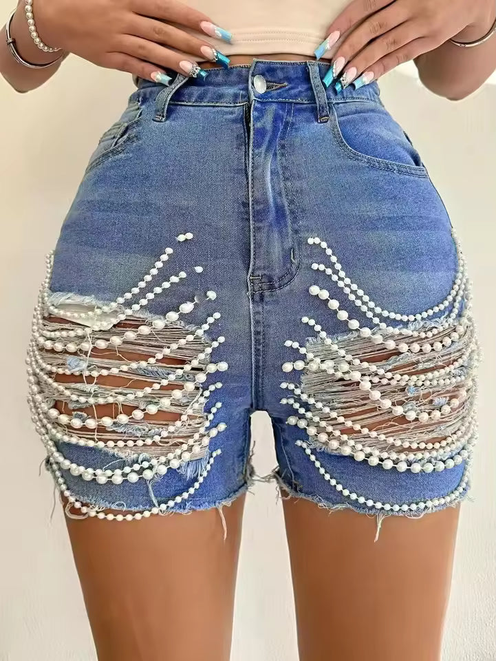 Pearl Waterfall Jorts