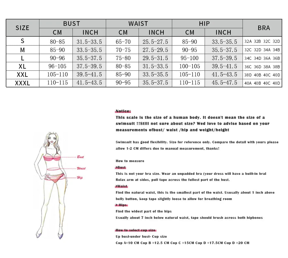 Rubian three piece swimsuit