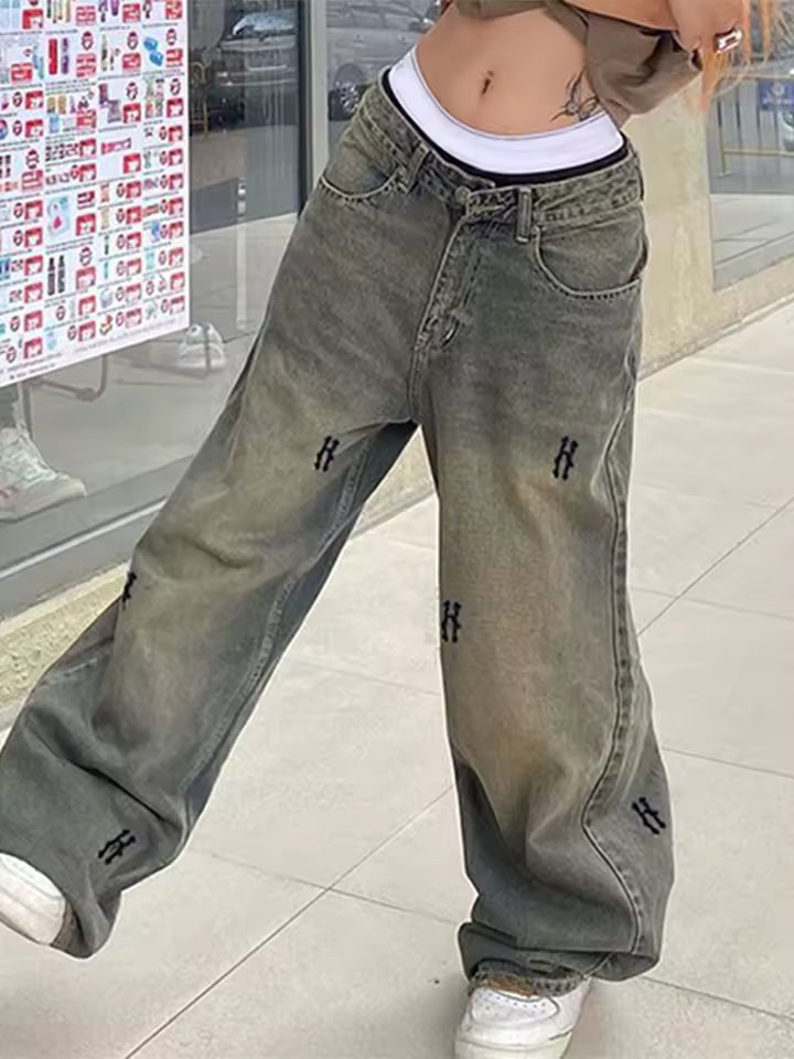 Ghost Wash Denim Jeans