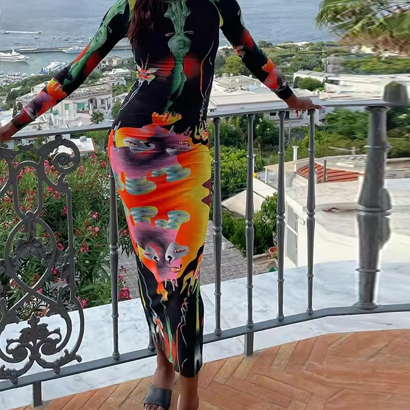 The Vivid Illusion Dress