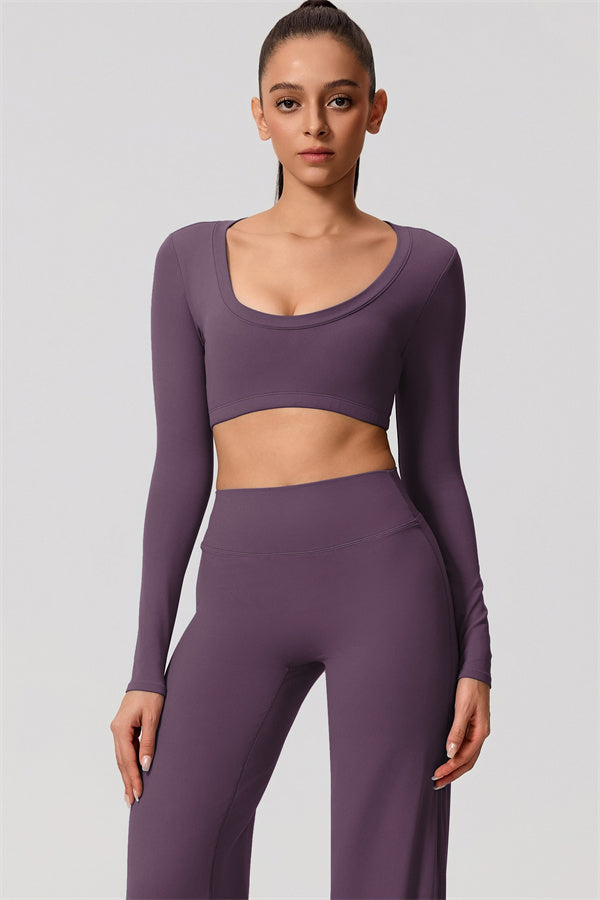 The Nestle Long Sleeve Crop Top