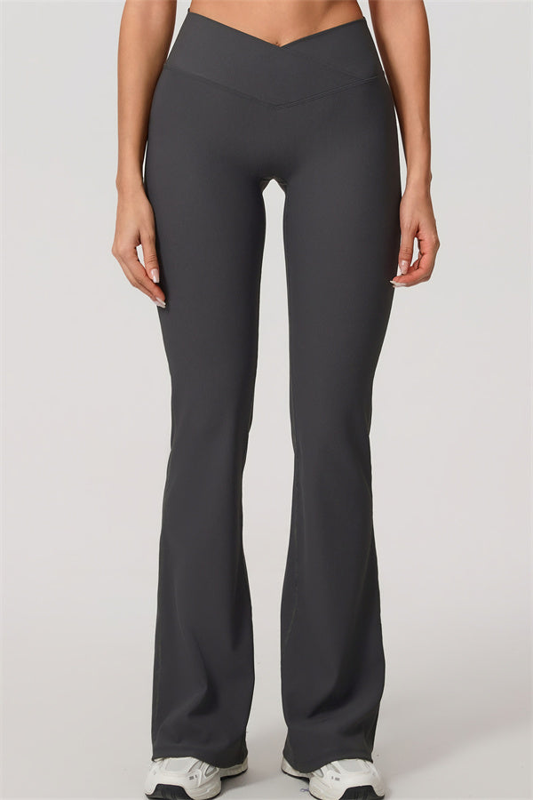 The Daze Zip Jacket Flared Leggings 2-Piece Set