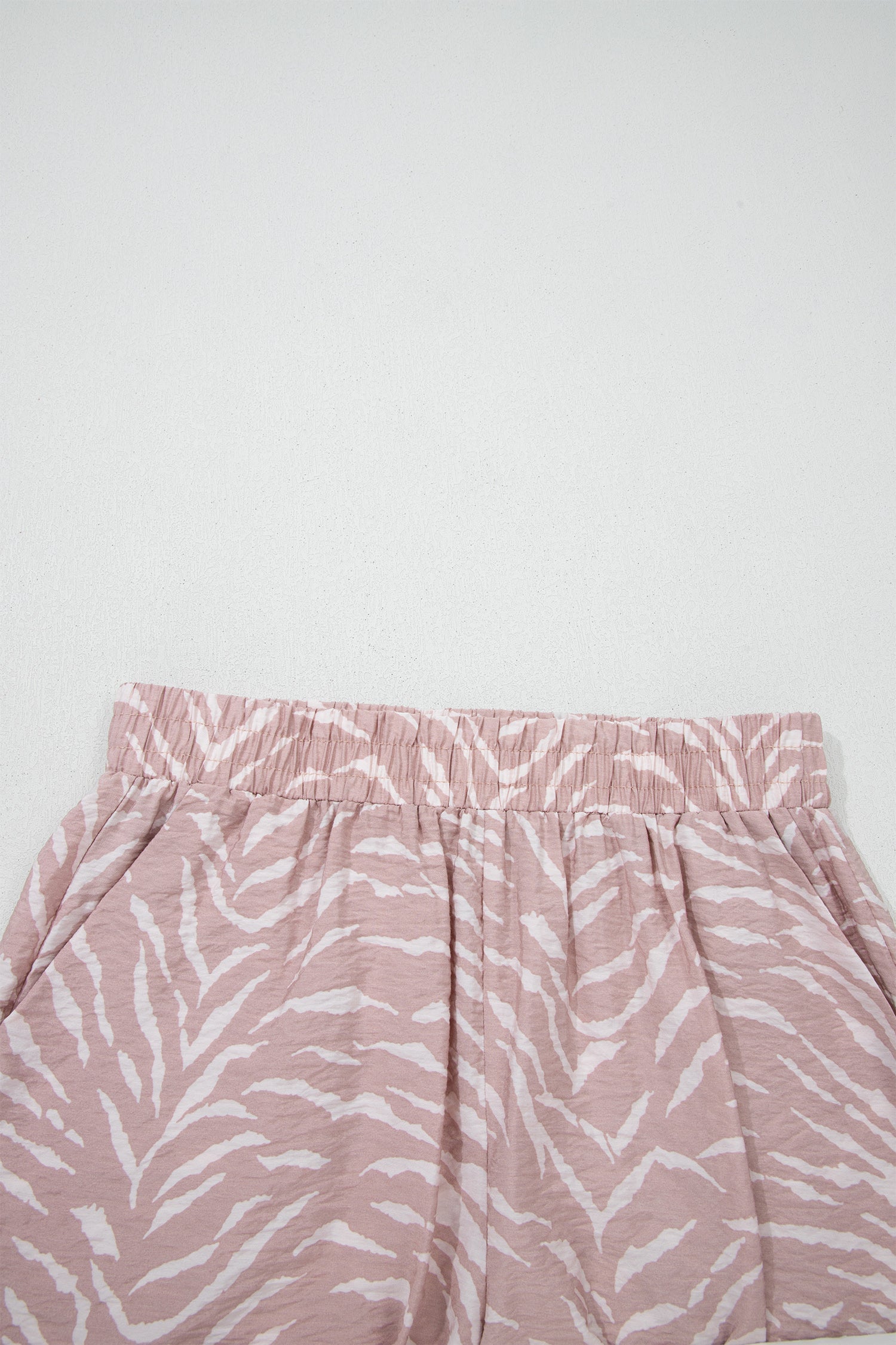 Abstract Zebra Top & Shorts Lounge Set