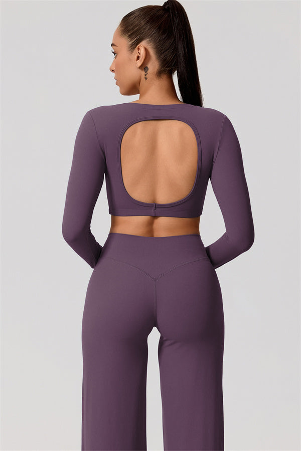 The Nestle Long Sleeve Crop Top