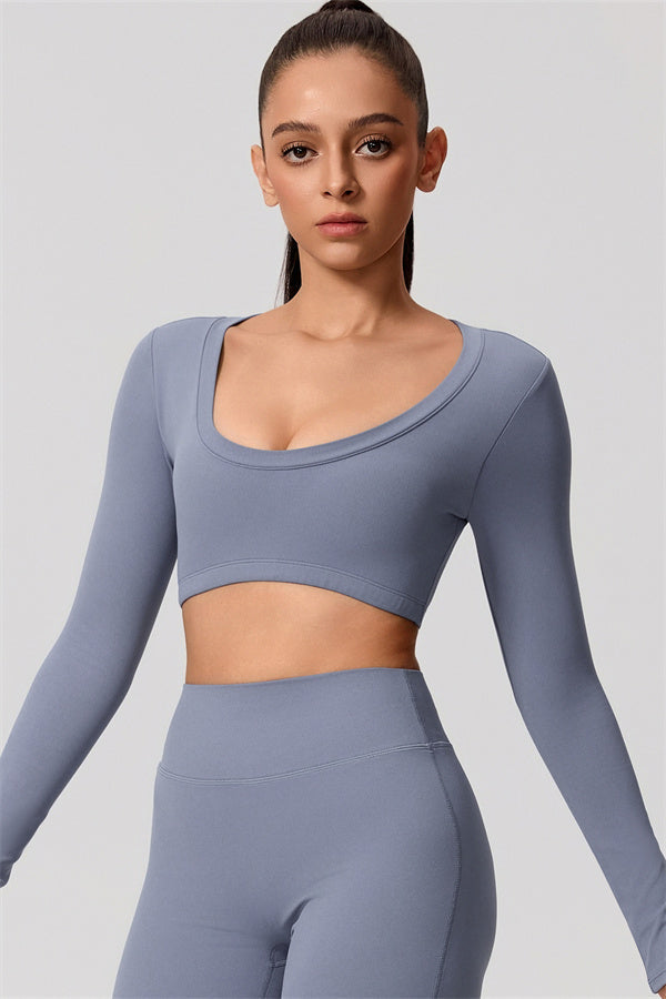 The Nestle Long Sleeve Crop Top