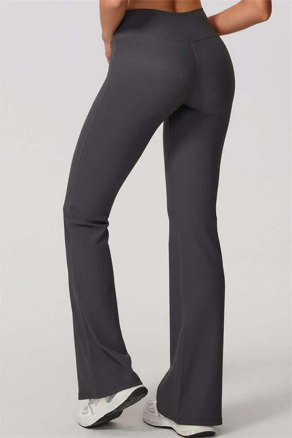 The Daze Zip Jacket Sports Bra Flared Leggings 3-Piece Set