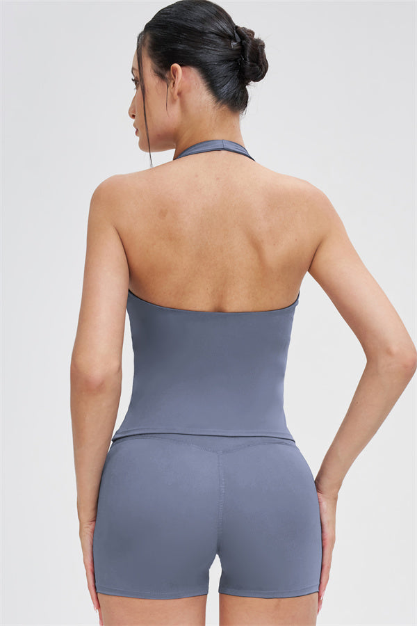 The Stride Crop Top Isabella Shorts 2-Piece Set