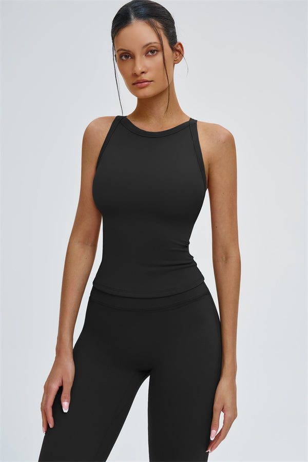 The Slate X-Back Top Flared Leggings 2-Piece Set