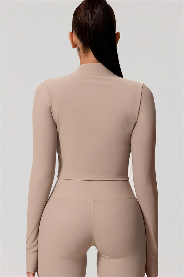 The Daze Zip Jacket Flared Leggings 2-Piece Set